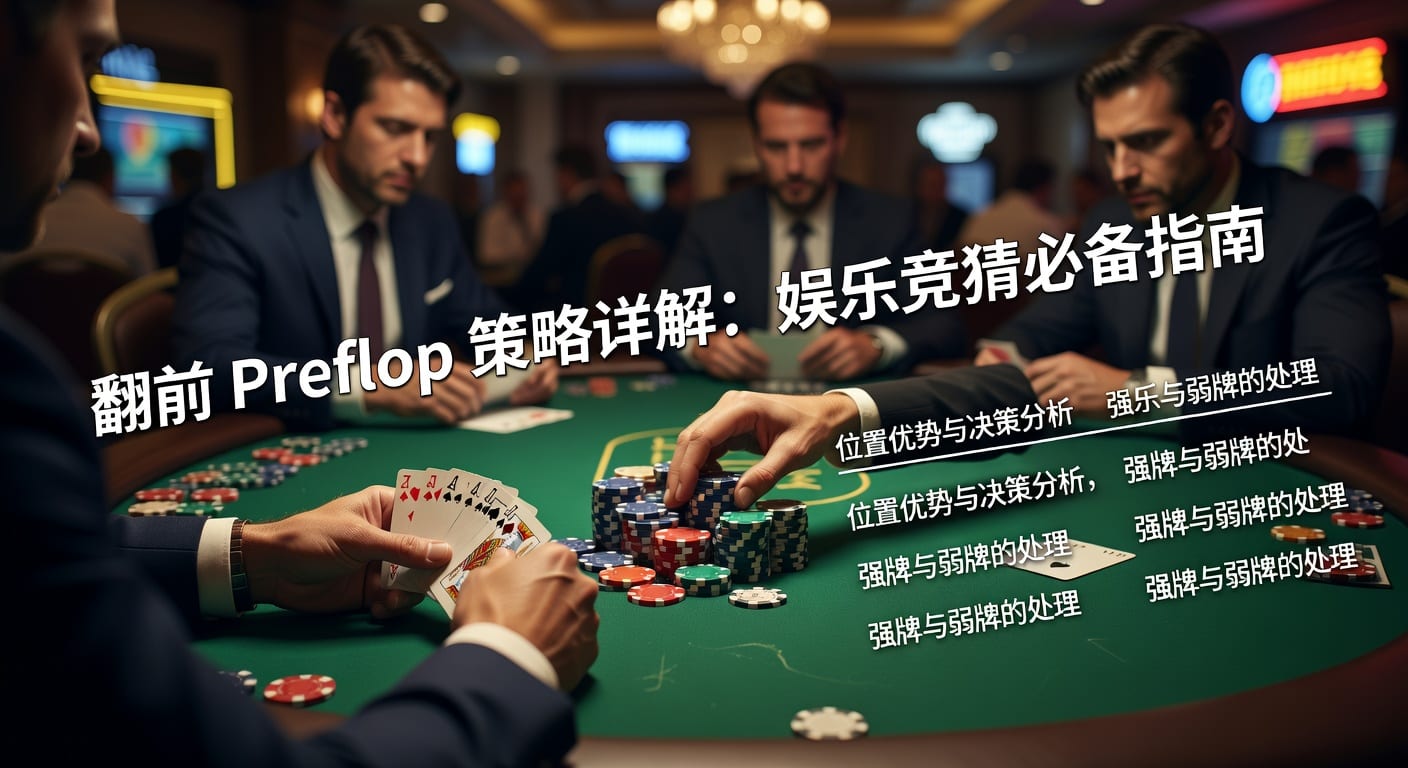 翻前 preflop：起手牌、位置与筹码逻辑
