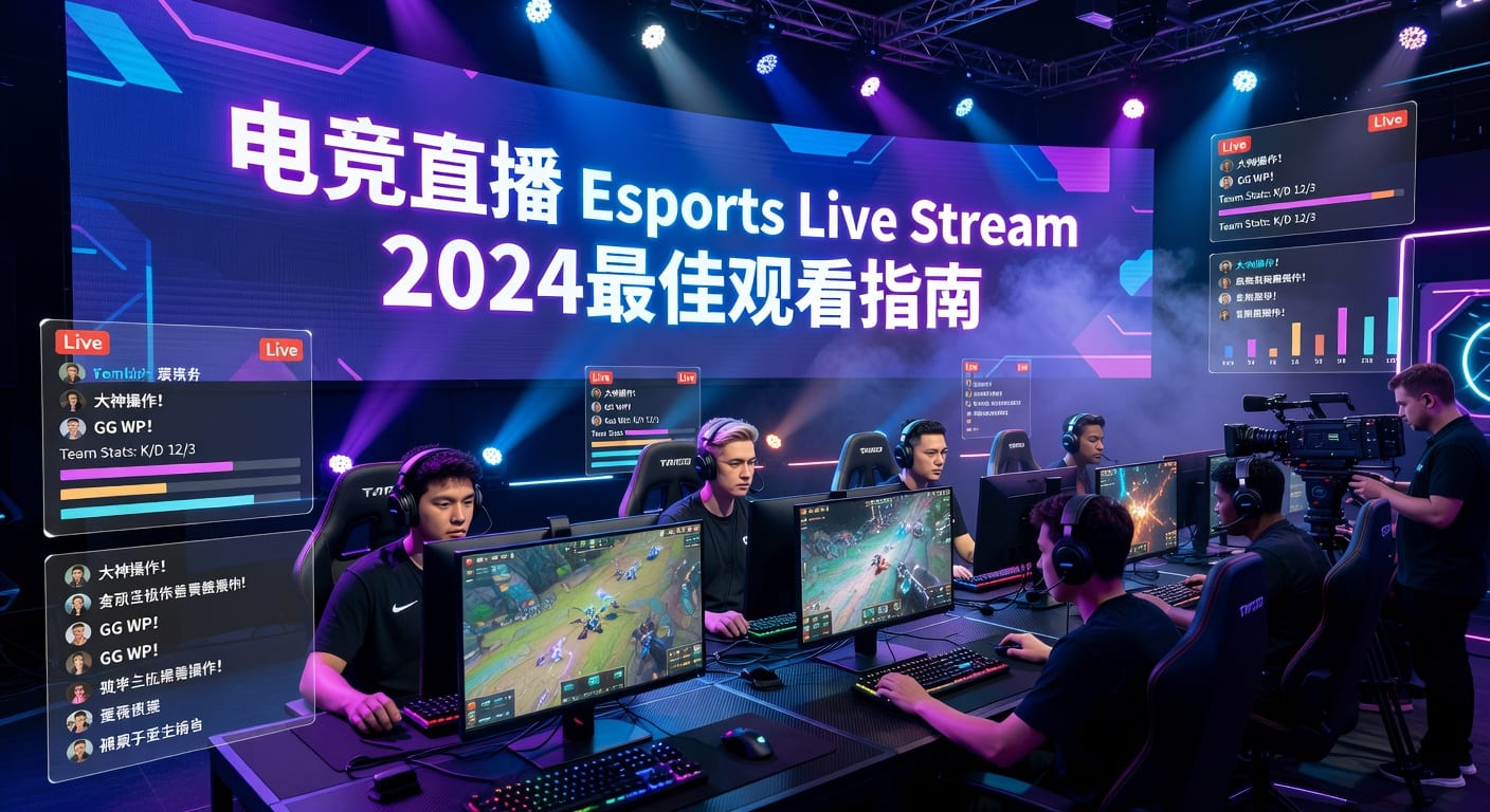 电竞直播 Esports Live Stream 观赛与增长解析
