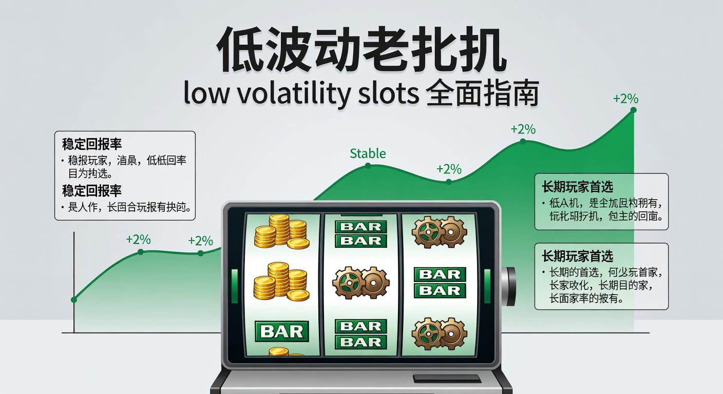低波动老虎机 low volatility slots：2026年选择与玩法