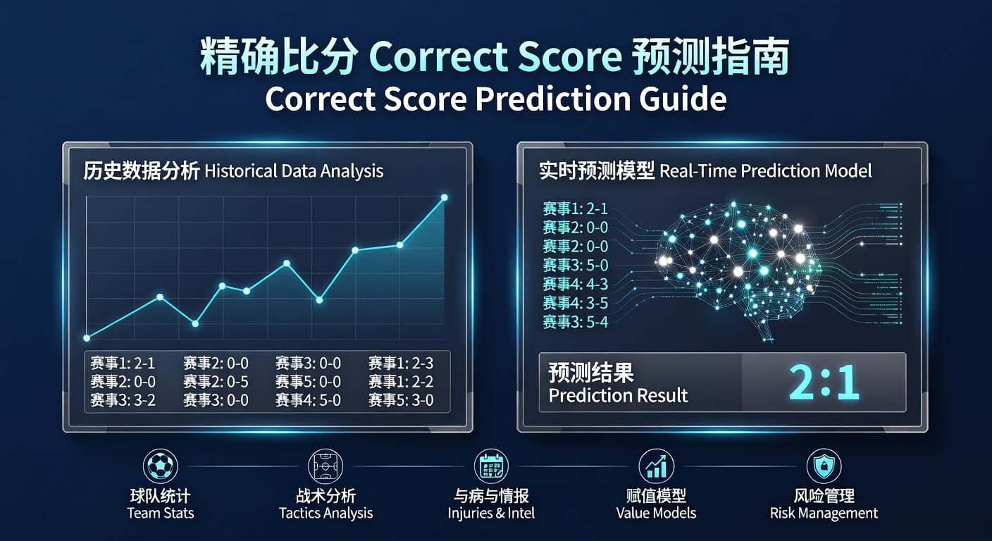 精确比分 correct score：投注技巧、命中逻辑与实战判断